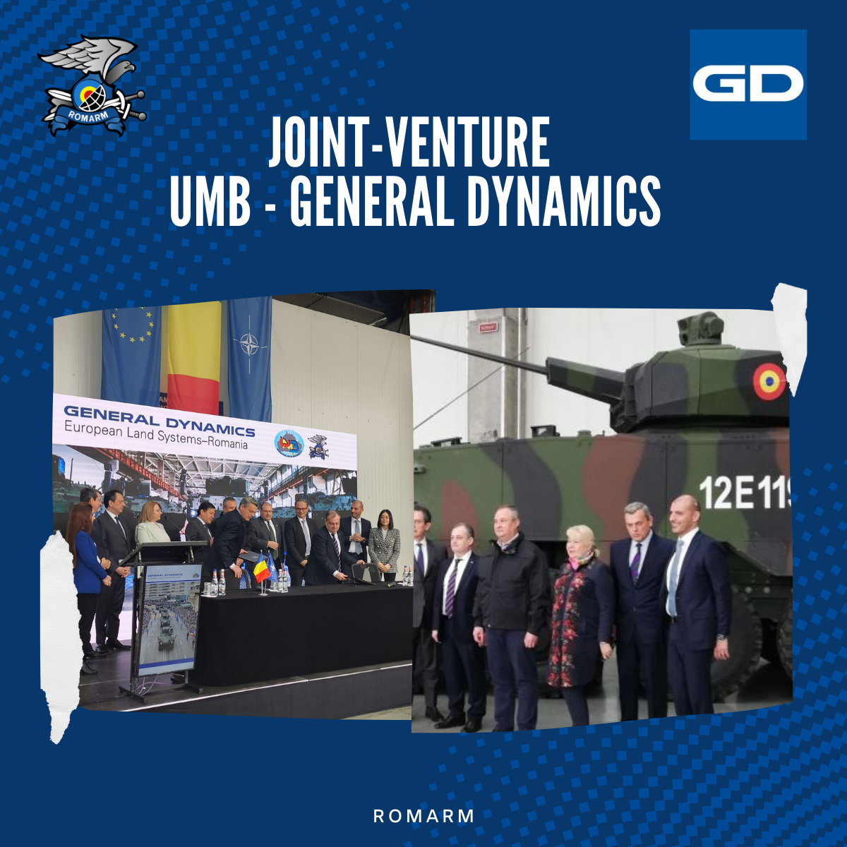Read more about the article Parteneriat strategic Uzina Mecanică București – General Dynamics, primul pas spre relansarea industriei de apărare prin fabricarea vehiculelor blindate Piranha 5