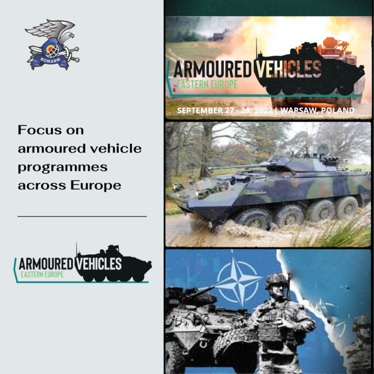 ROMARM a participat la conferința Armoured Vehicles Eastern Europe 2022