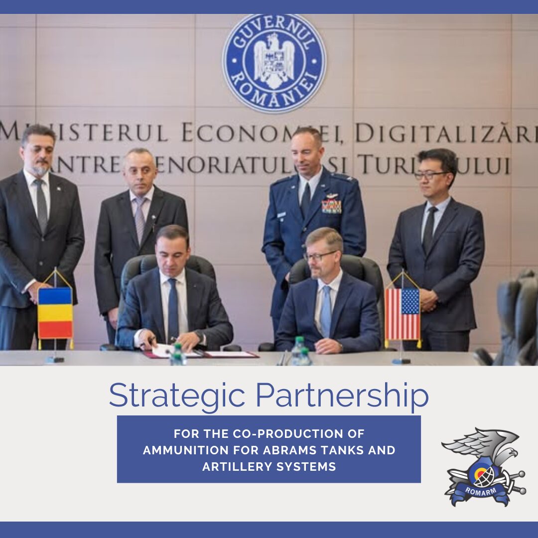 Parteneriat Strategic pentru coproducerea muniției pentru tancurile Abrams și sistemele de artilerie
